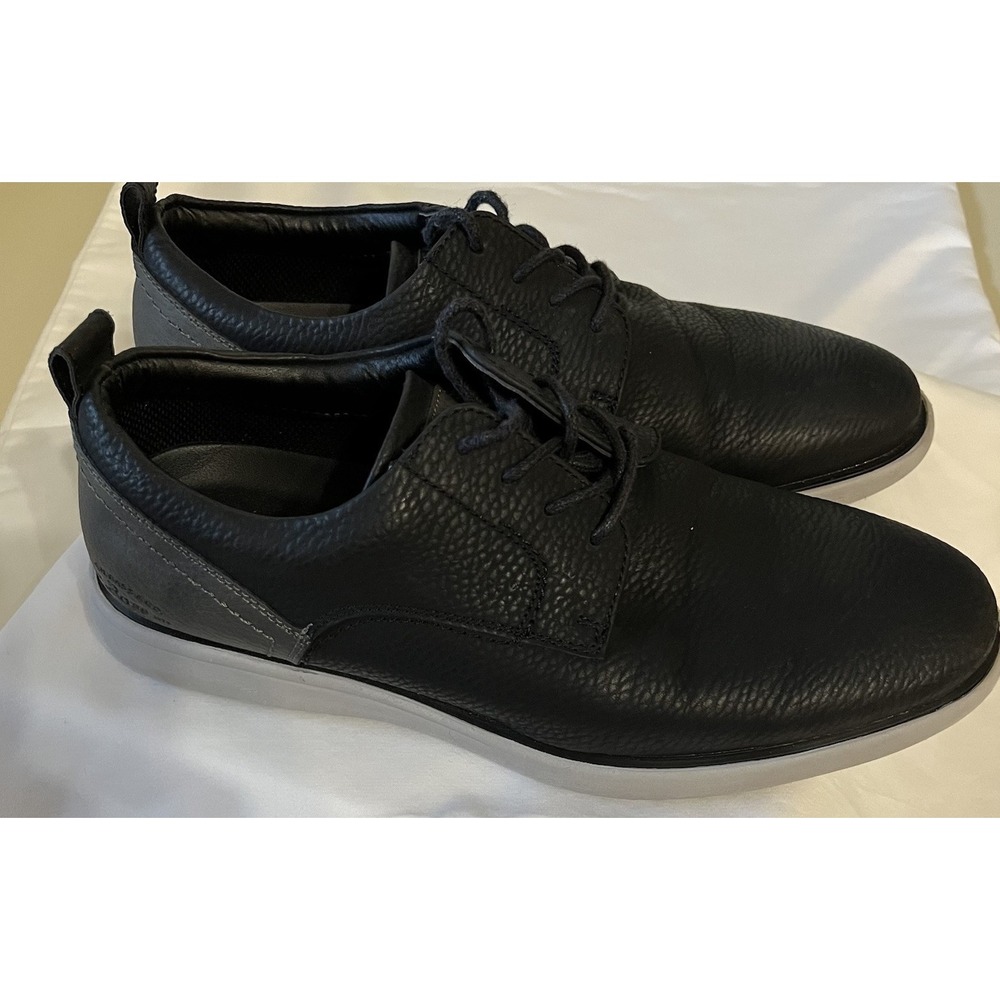 Comfort Shoes G.H. Bass & Co. Vegan‎ Leather 71339924A 2-Tone Black  Men's 8.5